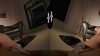 Dark Room VR Experience with Redhead Getting Panties Ripped Off in Hardcore Action