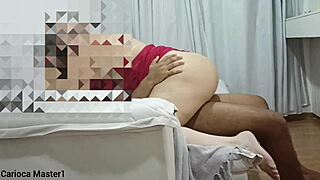 Hot Latina Neighbor Pretends To Be A Saint!