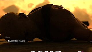 want to see rough blowjob in desert stalker game chapter one?