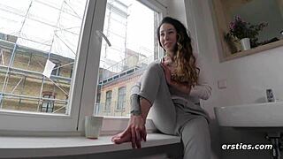 Wow! Nat's First Lesbian Fun With Friends!