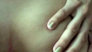 Latin girl getting anal doggystyle assfucking from behind