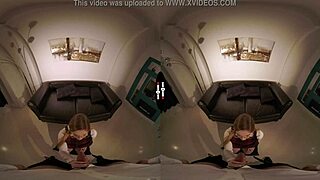 Dark Room VR Experience with Redhead Getting Panties Ripped Off in Hardcore Action