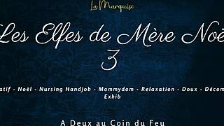 french elves of mother christmas give wild nursing handjob in part 3. didn't expect this naughty holiday treat! 🎅