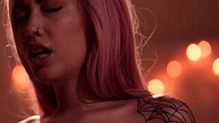 hot lesbian teens aidra fox and evelyn claire lick pussy deeply