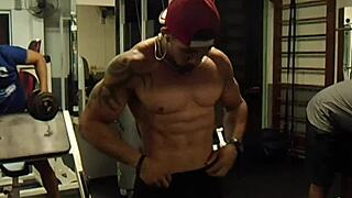 vloog shows off fitness prep in steamy session