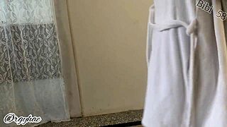 Seductive Black Milf Seduces Lover With Shaved Pussy