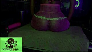 dancing and stripping in the back