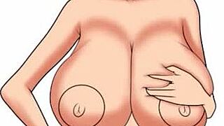 check out this cute asian slut painting big tits naked