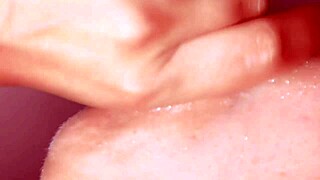 just a close-up japanese blowjob story with cum in her mouth.