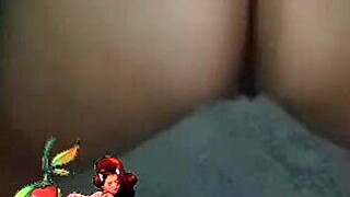 Wiggling my big ass in red thong for you