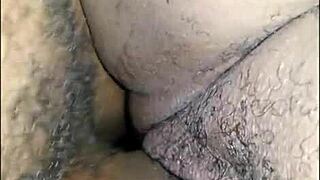 Black couple shares private intimate moments closeup