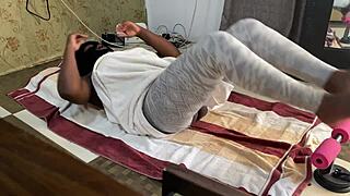 I was working out at the gym, and everyone couldn't stop staring at my black pussy on display.