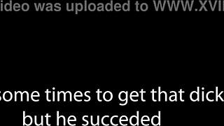 brazilian ebony rebeca nubian bends over for anal fucking by monster cock