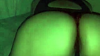 Wiggling my big ass in red thong for you