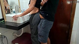 Catching The Maid In The Bathroom While The Wife Sunbathes