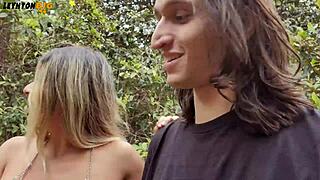 Outdoor sex with annie marin at the mountain with annie marin?