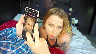 Stepsister shares bed, leads to sex