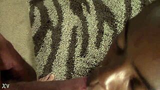 Black toy blowjob demonstration techniques