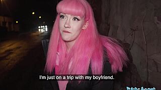 So, I met this babe in leggings outdoors. Removed her chastity belt and creampied that wet pussy.