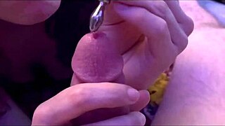 extreme pre cum cock rub