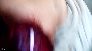 another intense blowjob from the shemale, sucking deeply