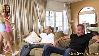 Horny Teens Take on Stepdads with Wild Blowjobs and Hardcore Action.