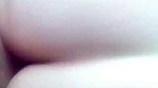 A pawg rides a cock in public pov.