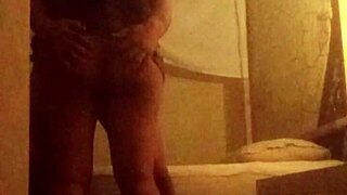 The virgin stepsister loses her innocence to her muscular stepbrother in a hotel room.