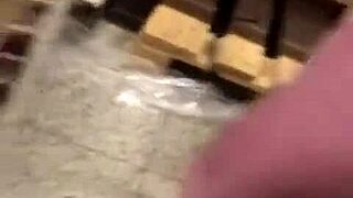 Piss And Mini Wank At DIY Store!