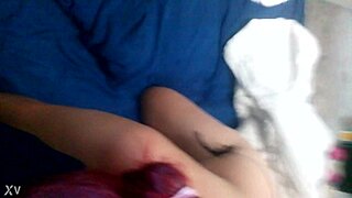 another intense blowjob from the shemale, sucking deeply