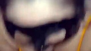 Hey, giving my cuckold a blowjob while I describe cumming with another guy in the woods 😏