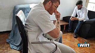 i went to the gynecologist and ended up sitting for an exam