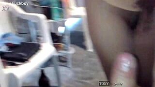 Ay ay it hurts, loses bet and pays with ass cowgirl