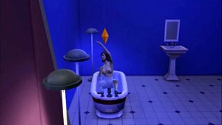 Me diz, quem é essa celebridade Carmen gozando na piscina na punheta solo?