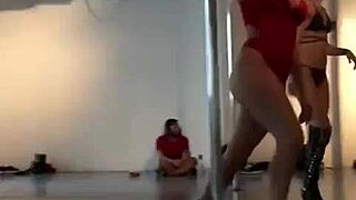 Diosa Argenta performs another intriguing pole dance in the hospital setting.