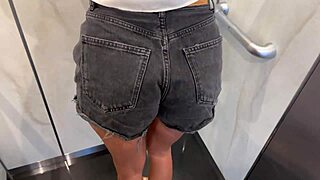 Horny Married Neighbor Corners Me In The Elevator Because Of My Tight Bikini!