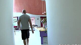 She moans during wild sex that drives the teen to ecstasy