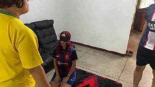 Kun je je geblindeerde latina vriendin foppen voor doggystyle met oude japanner voor schuld? Cheating amateurs los