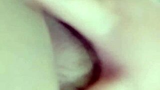 The solo act of self-pleasure unfolds quietly.