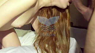 Husband and wife explore swinger party pleasures. Redhead amateurs join for rough fun.