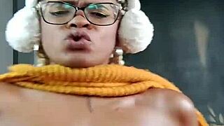 drunk brazilian housewife with hairy wet pussy jumps on dildo and squirts everywhere