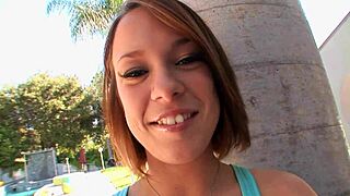 haley sweet, that ratchet whore from next door, is getting anal fucked bent over in doggystyle.