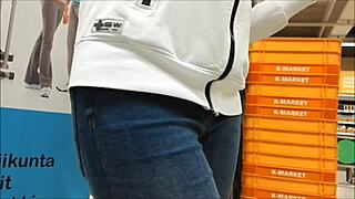 Oh man, that teen's ass in those tight jeans on hidden cam... it's just wow, ya know?