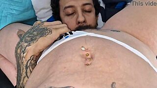 latina novinha shakes hard while cumming on black cock