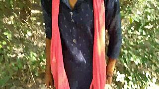 i fuck desi girlfriend with boyfriend in outdoor doggystyle threesome