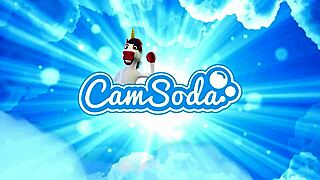 cali carter deep throats dildo and fingers her wet pussy