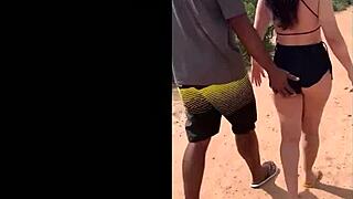 i caught her bent over on the dirt road, stroking that big cock