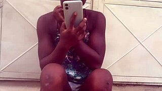 crazy bitch twerks in clothes then strips naked for dancing