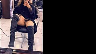 Milf Flashes Pussy While Masturbating On Highway