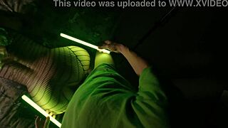 Catwoman's Sensual Night With Big Cock And Stockings